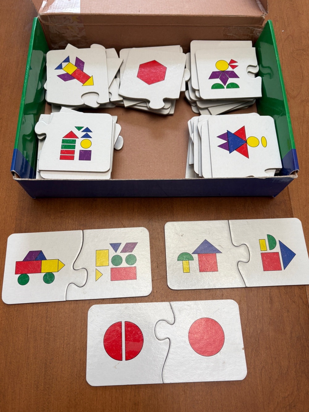 (2/$20) Match It! Shapes Game by The Leaning Journey